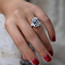 Load image into Gallery viewer, Customize Moissanite or Lab Grown Gemstone Rings 10K, 14K, 18K Gold, Platinum 950