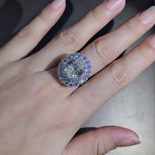 Load image into Gallery viewer, 5 Carat Oval cut Moissanite Ring Rare Size K-M Color VVS