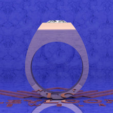 Load image into Gallery viewer, 4.5 CT Princess Cut Bazel Man's Moissanite Engagement Ring D Color