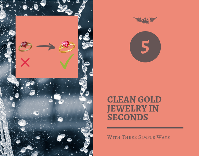 HOW TO CLEAN GOLD JEWELRY AT HOME - 5 Simple Ways