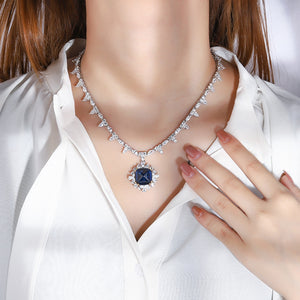 The Blue Star Pendant Necklace